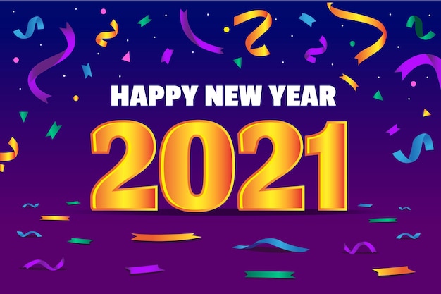 New year 2021 background