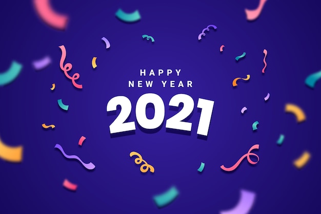 Vector new year 2021 background