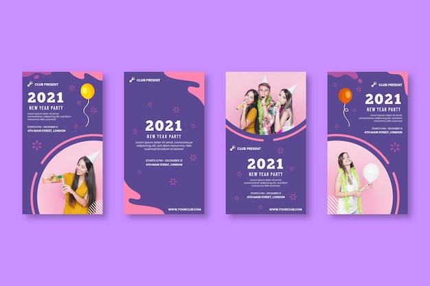 New year 2021 ig stories collection