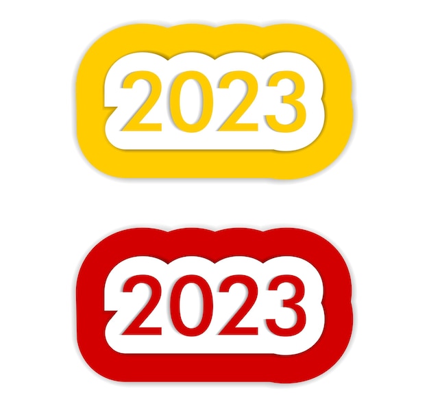 Новый 2023 год дизайн на papercuts
