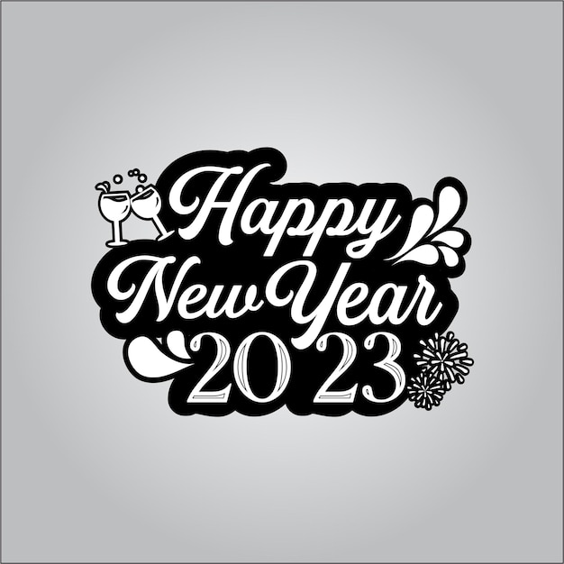 New year 2023 poster