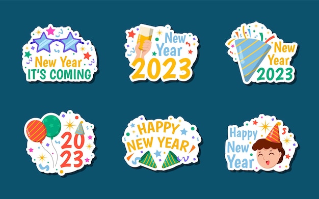New Year 2023 Sticker