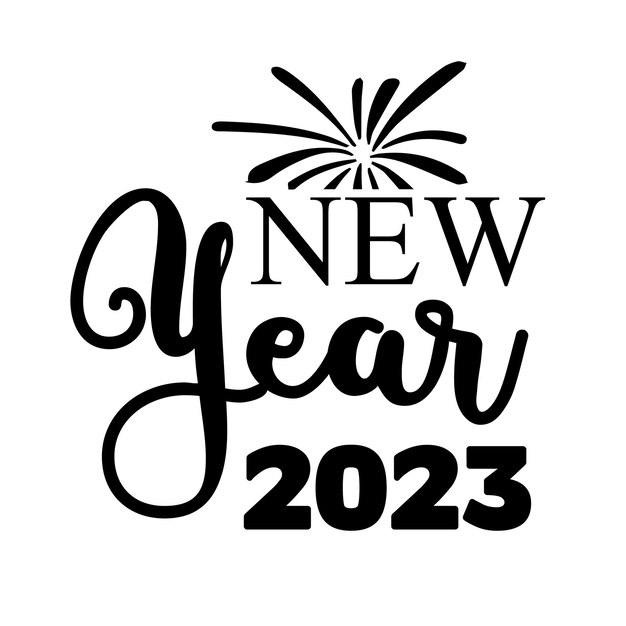 New Year 2023 t shirt design