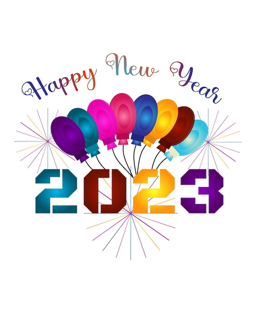 new year 2023 t shirt design