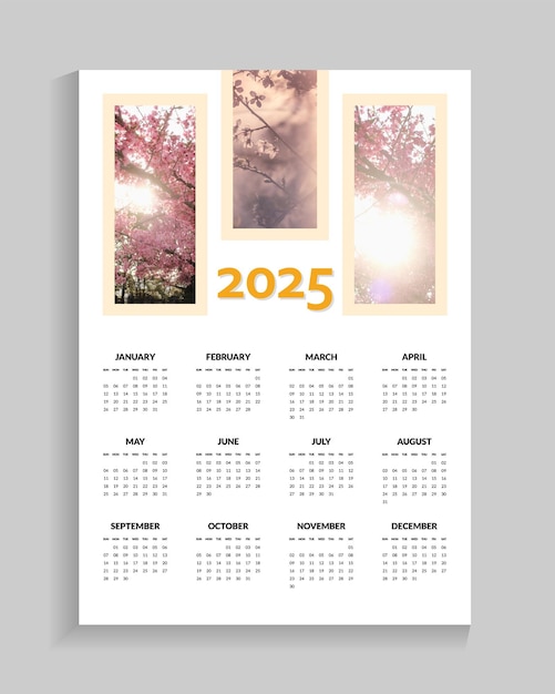 new year in 2025 calendar