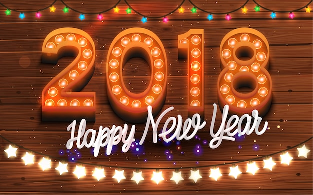 New year background design