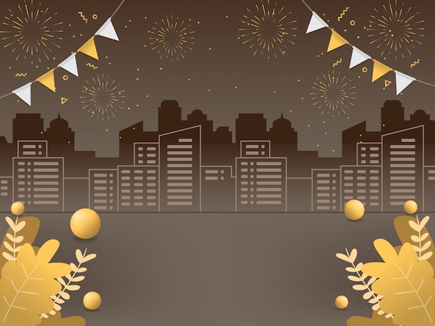 Vector new year background illustrations