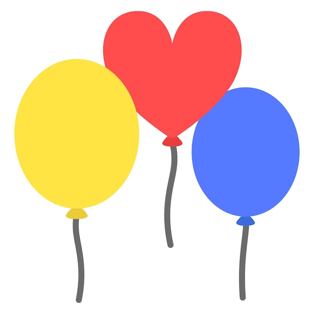 Vector new year balloon