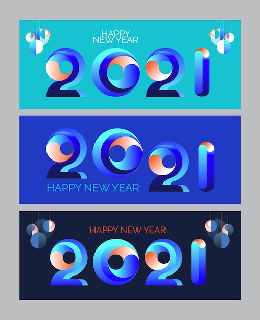 New year banner.