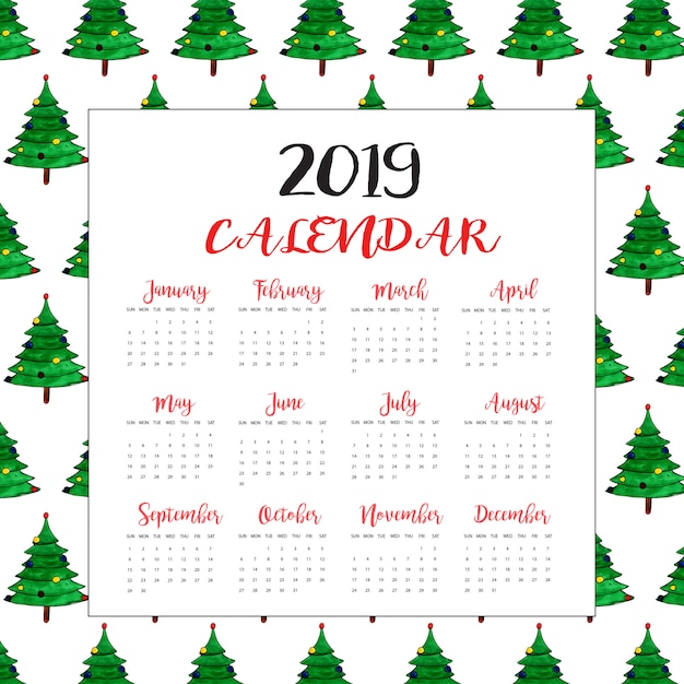 New year calendars