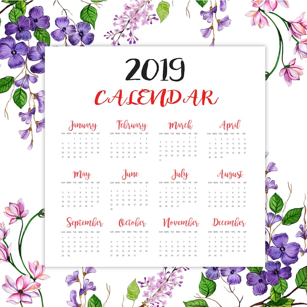 New year calendars