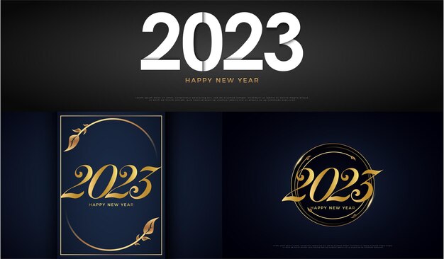 new year celebration 2023 with beautiful concept.