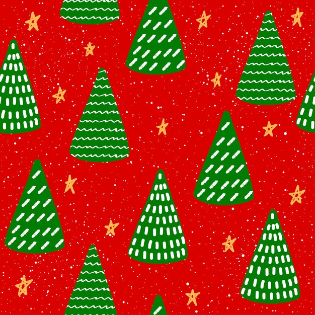 新年またはクリスマスの包装紙またはファブリックテキスタイル見本シームレスパターンの背景