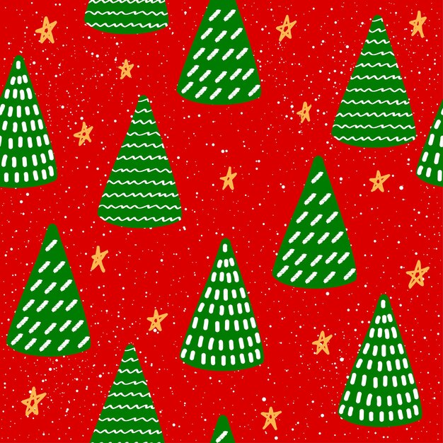 Carta da regalo per capodanno o natale o tessuto tessile swatchseamless pattern background