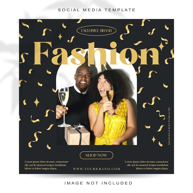 new year concept social media post templatexa