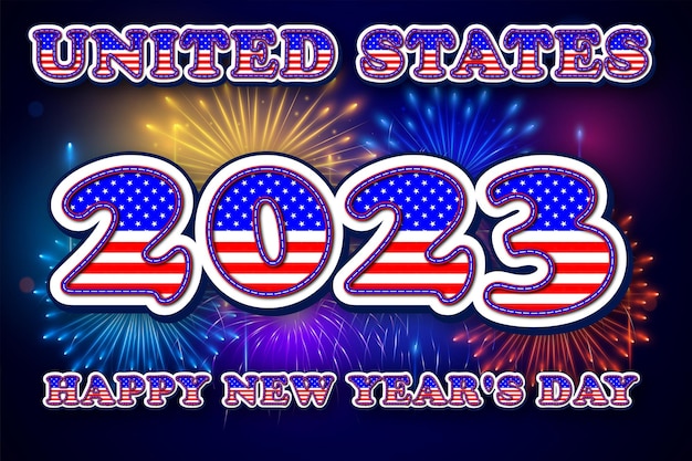 New year's day 2023 in the United States