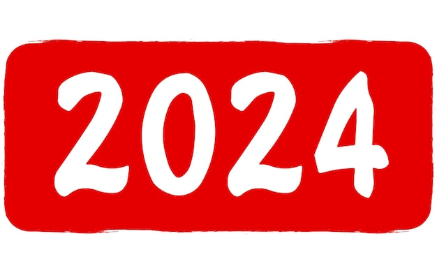 New Year's stamp for the Year of the Dragon 2024 AD