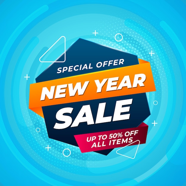 New Year Sale Banner Promotion