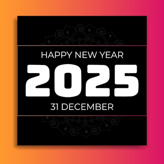 new year social media template and banner design