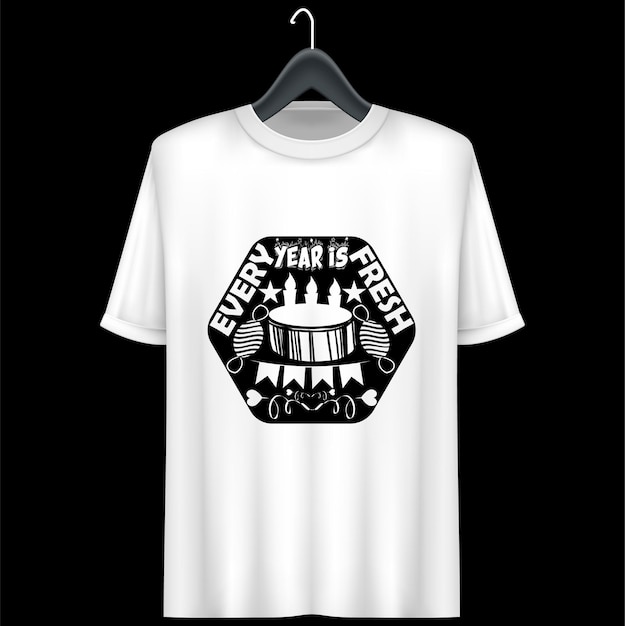 New year t-shirt design