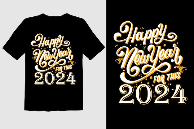 New year Tshirt design