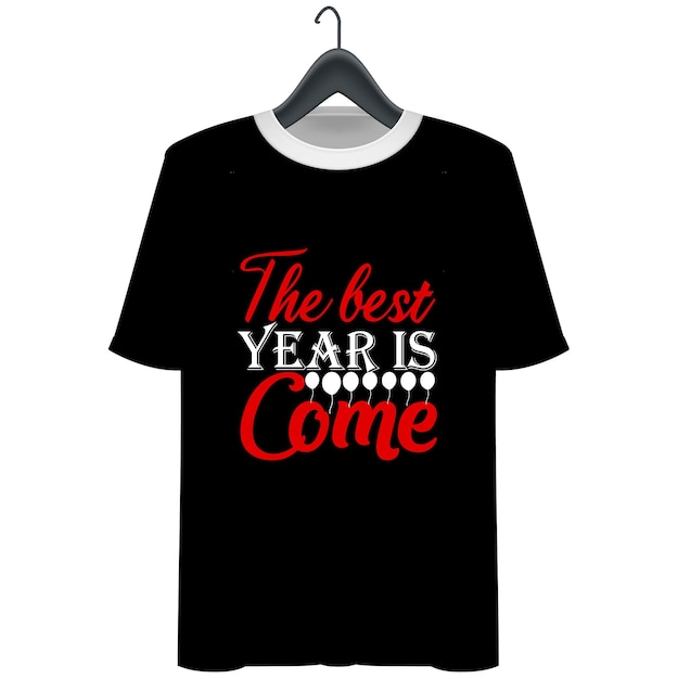 Vector new year tshirt design