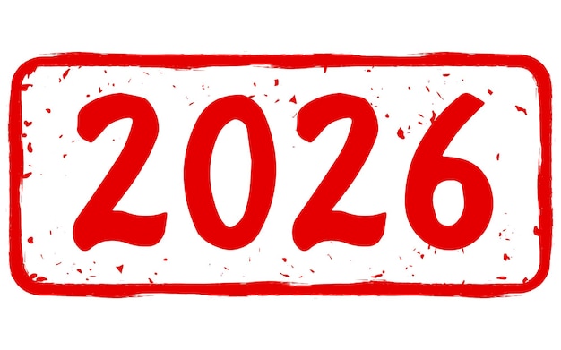 new years stamp for the year 2026
