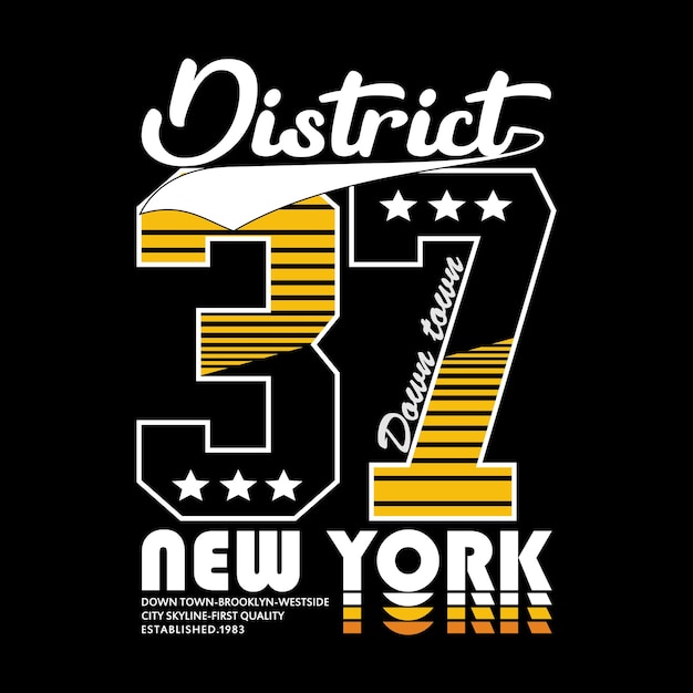 new york athletic tee letter typography graphic design illustration vector, t shirt print