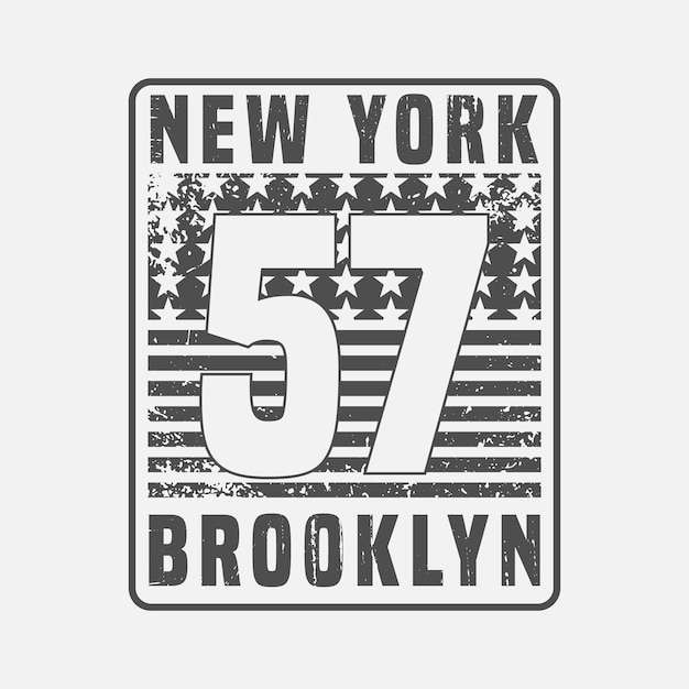 New york Bronx illustratie typografie perfect voor t-shirtontwerp