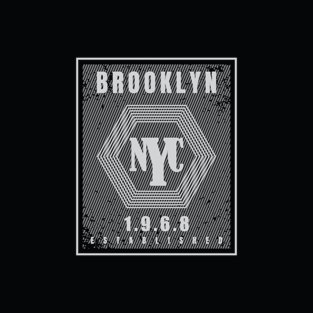 New york Brooklyn t-shirt and apparel design
