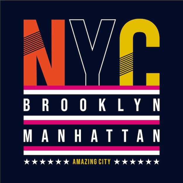 New york city grafisch t-shirt en kleding