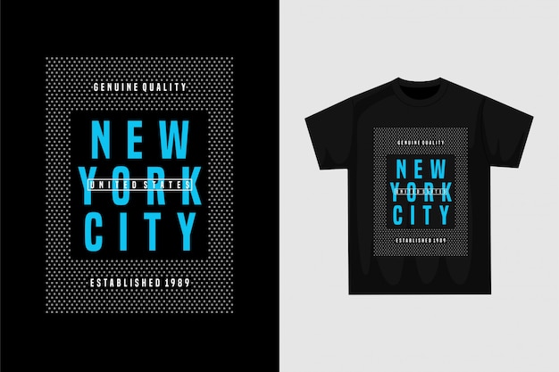 New york city - t-shirt grafica