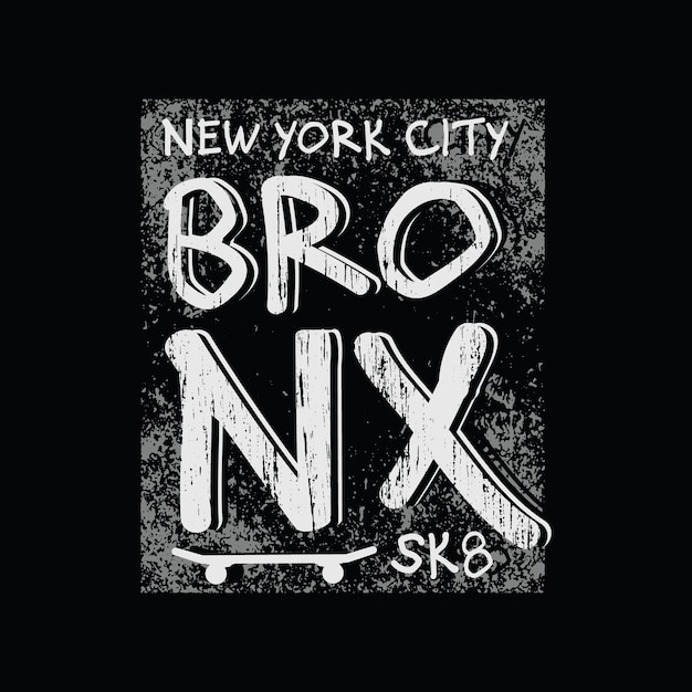 Tipografia dell'illustrazione di new york city perfetta per il design della maglietta