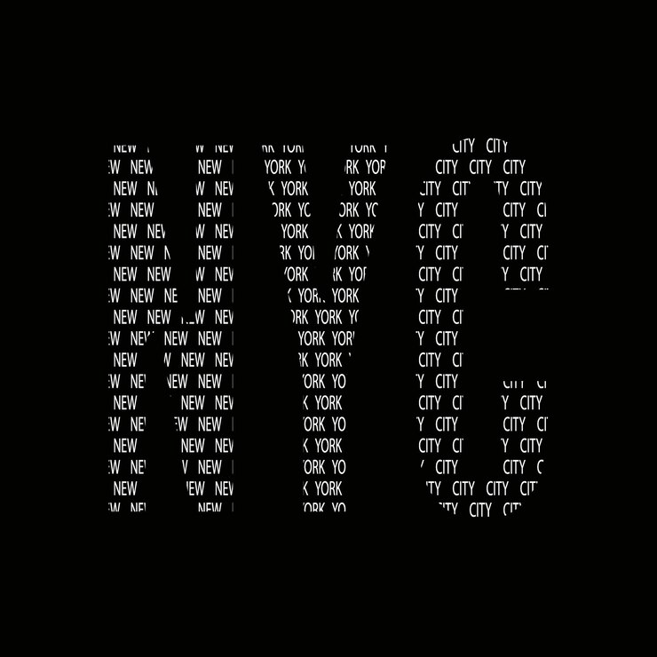 Vector new york city letter tshirt design poster typography illustration