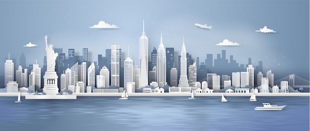 New york city panorama skyline