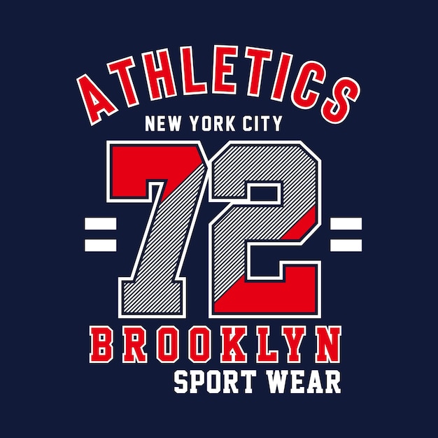 New york city sport typografie ontwerp vector t-shirt afbeelding