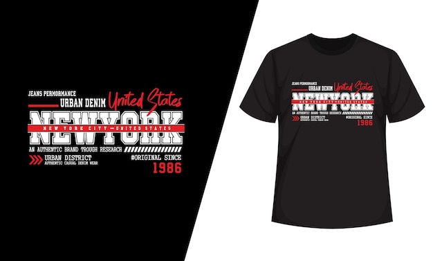 ニューヨークシティストリートウェアTシャツとアパレル