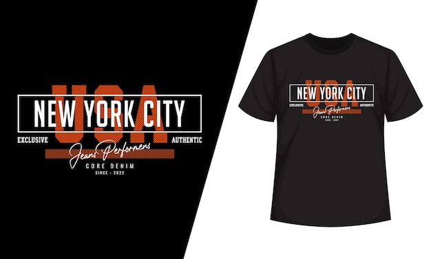 New york city streetwear tshirt and apparel