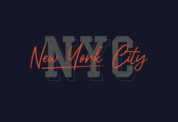 new york city t-shirt grafisch ontwerp afdrukken,