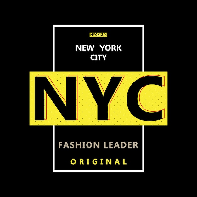 New York City T-shirt ontwerp voor afdrukken