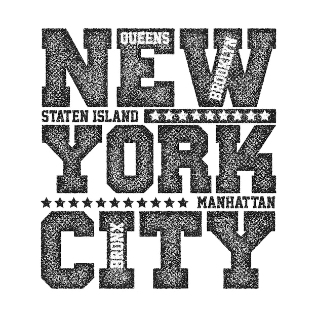 New york city typografie afbeeldingen