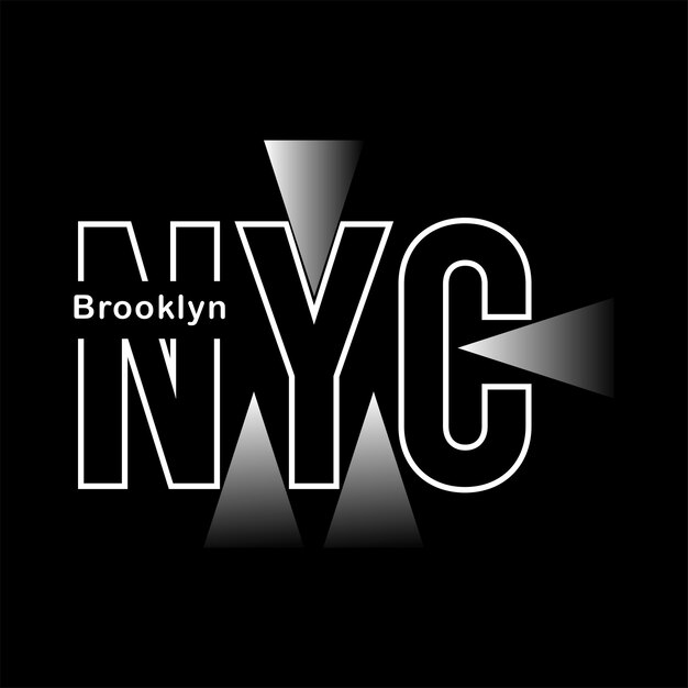 new york city typografie design vector premium voor print t-shirt