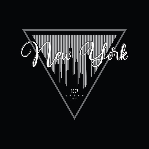 New york city typografie vector illustratie t-shirt design