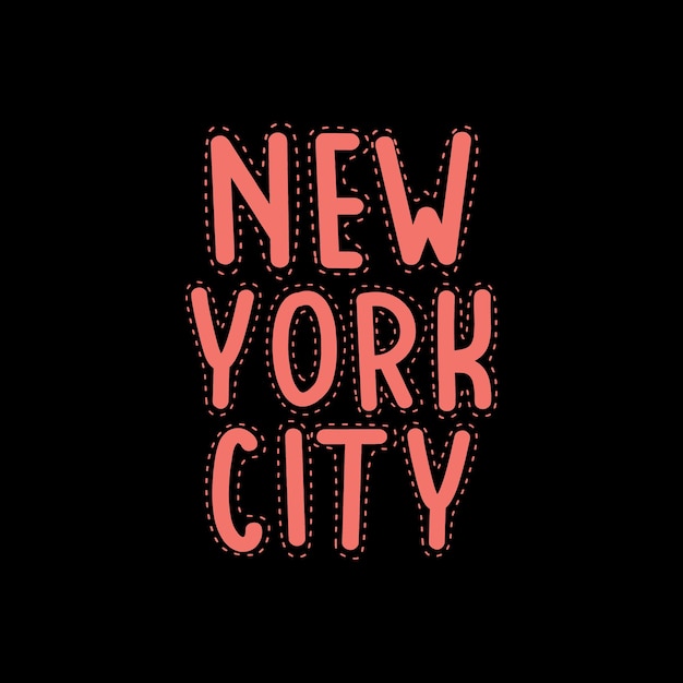 new York city Typography quotes