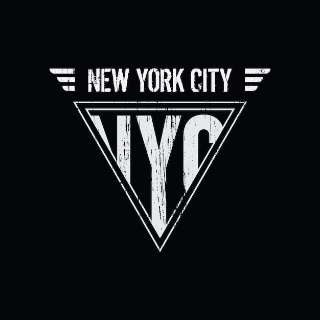 Vector new york city typography vector t shirt design illustration