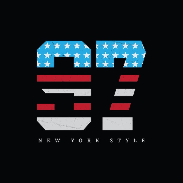 New york city typography vector t shirt design illustration