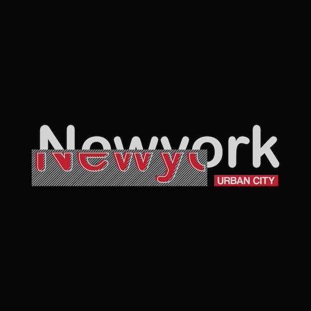 New york city typography vector t shirt design