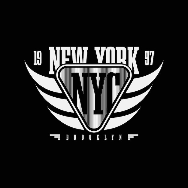 New york city typography vector t shirt design