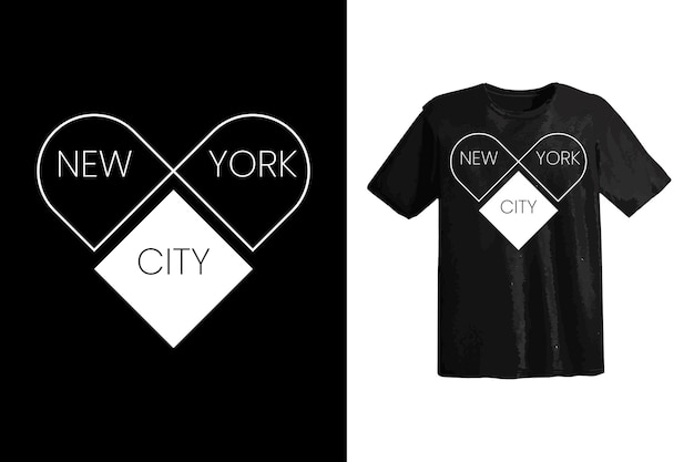 New york city, USA, NYC  typography t-shirt design ready to print for merchandise