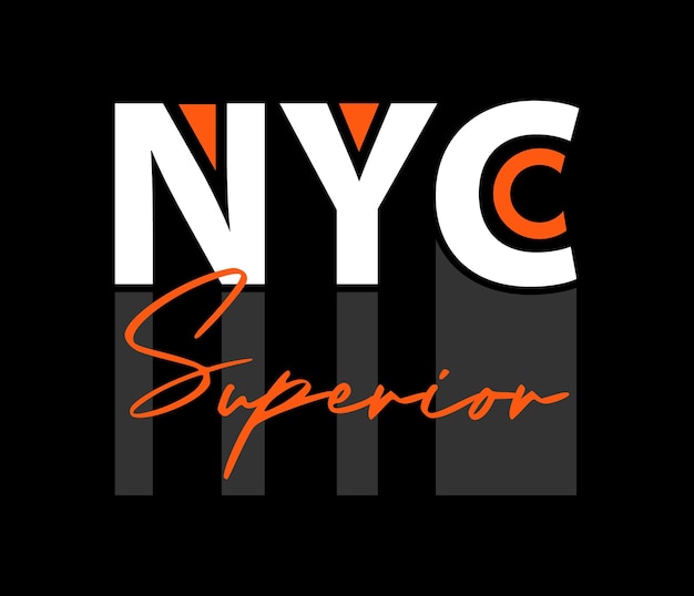 Vector new york city vector illustratie typografie citaat grafisch voor afdrukken t-shirt en anderen